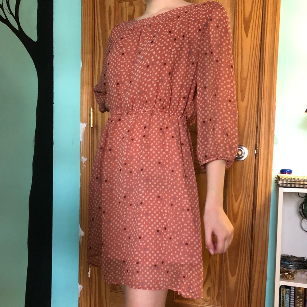 A polka dot dress